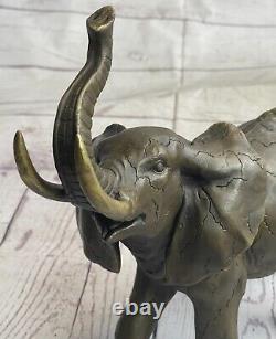 Western Pure Bronze European Style Art Deco Sculpture Elephant Statue Sale