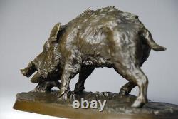 Wildlife Art - Beautiful Bronze Sculpture - Signed Mène