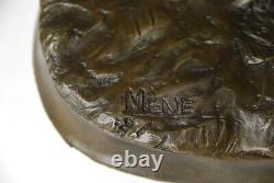 Wildlife Art - Beautiful Bronze Sculpture - Signed Mène