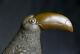 Wildlife Art: Signed Milo Sculpture Of A Friendly Toucan In Bronze