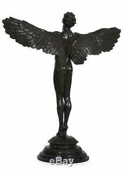 World Art Icarus Bronze Sculpture, Multicolored, 60x57x22,5 CM