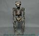 10.8 Météorolite Chinoise Crâne Homme Squelette Corps Art Statue Sculpture