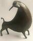 10 Ouest Art Déco Bronze Sculpture Abstrait Animal Bull Boeuf Statue Figurine