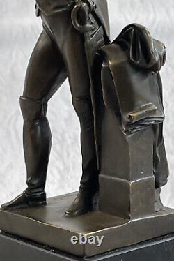 12 Western Art Déco Bronze France Napoléon Bonaparte Sculpture Lost Cire