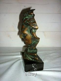 1920/1930 Buste de Beethoven signé Pierre LE FAGUAYS Bronze SCULPTURE ART DECO