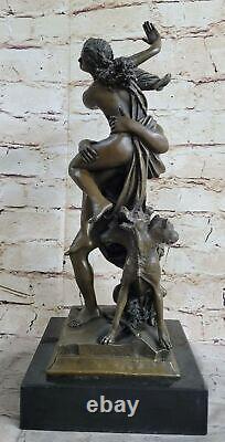 Abduction Viol De Sabine Rome Femme Bronze Sculpture Statue Figurine Art Nouvea