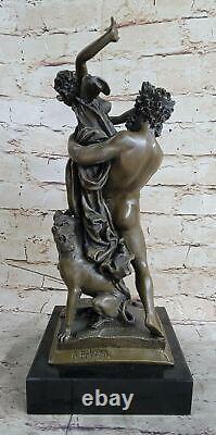 Abduction Viol De Sabine Rome Femme Bronze Sculpture Statue Figurine Art Nouvea