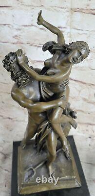 Abduction Viol De Sabine Rome Femme Bronze Sculpture Statue Figurine Art Nouvea