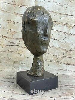 Abstrait Art Moderne Femelle Par GIA Bronze Sculpture Marbre Base Cadeau