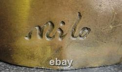 Abstrait Art Moderne Surréaliste Bull Bronze Métal Figurine Sculpture Spécial