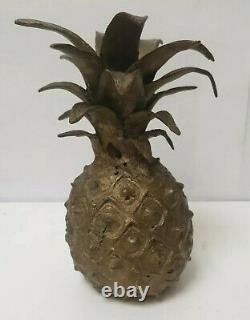 Ancienne Sculpture ananas fonte no bronze regule d art décoration pineapple