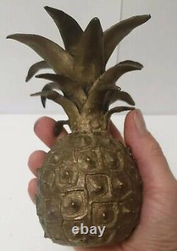 Ancienne Sculpture ananas fonte no bronze regule d art décoration pineapple