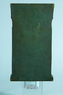 Ancienne sculpture Osiris Art Nouveau hiéroglyphe bronze Egypte signée Willy