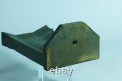 Ancienne sculpture Osiris Art Nouveau hiéroglyphe bronze Egypte signée Willy