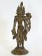 Antique Figure De Bronze Sculpture Déité / Divinité Indiens Mythologie Inde Art