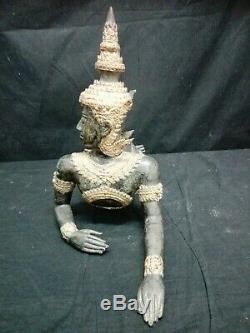 Antique Sculpture Thai En Bronze Art Oriental Chine Thaïlande