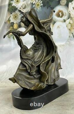 Arabe Art Dancer Sexy Filles Bronze Mode Art Déco Sculpture Ventre Artwork