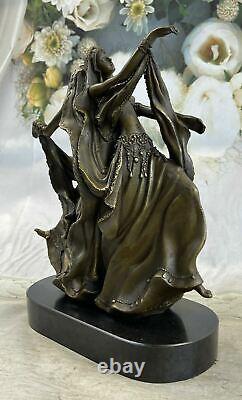 Arabe Art Dancer Sexy Filles Bronze Mode Art Déco Sculpture Ventre Artwork