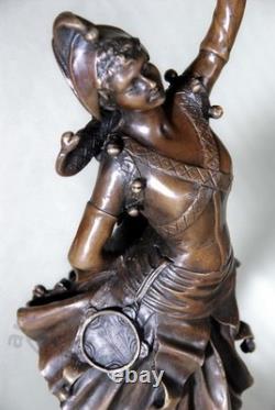 Art Déco Magnifique sculpture signée Laffon Mollo. Bronze
