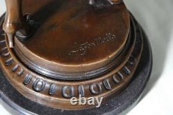 Art Déco Magnifique sculpture signée Laffon Mollo. Bronze