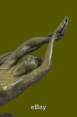 Art Déco / Nouveau Femme Nue Soldes Statue Figurine Bronze Sculpture Figurine