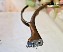 Art Deco Sculpture Animaliere 4 Oiseaux Sur Une Branche En Bronze Polychrome