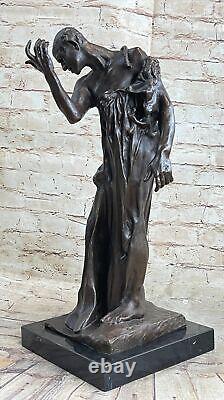 Art Déco Sculpture Copie Rodin Homme The Burghers De Calais Bronze Statue