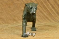 Art Moderne Abstrait Panthère Jaguar Cougar Lion Bronze Sculpture Soldes Bugatti