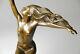 Art Nouveau Belle Sculpture Signée A. Gennarelli- Bronze D'art Envoi Gratuit