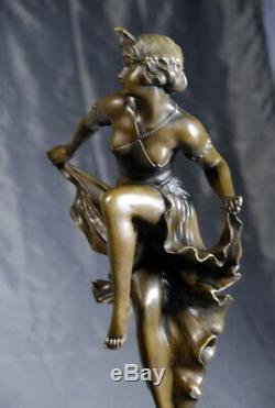 Art Nouveau Magnifique sculpture signée Gory bronze envoi gratuit