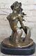 Art Original Nouveau Nu Femme Bronze Marbre Statue Sculpture Marbre Cadeau Art