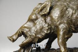 Art animalier- Belle sculpture en bronze- signée Mène