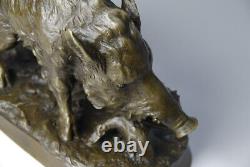 Art animalier- Belle sculpture en bronze- signée Mène