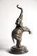 Art Animalier- Belle Sculpture En Bronze- Signée Milo