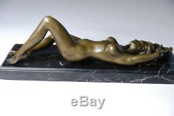 Art érotique- très beau nu, sensuel en bronze- signé Mavchi- envoi gratuit