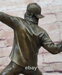 Banksy Angleterre Rue Art Bronze Fleur Lanceur Bomber Statue Sculpture Figurine