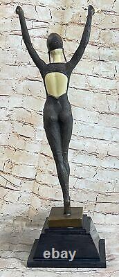 Bronze Art Déco Mer Danseuse Véritable Bronze Sculpture. Art, Cadeau, Ornement