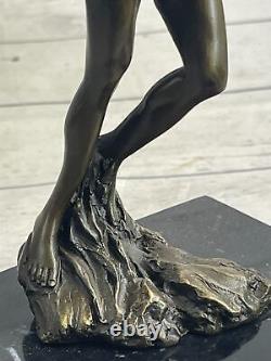 Bronze Art Déco Sculpture Statue Figurine Ornement Couple Par Aldo Vitaleh Décor