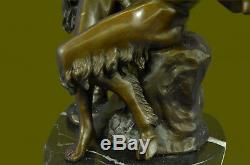 Bronze Autrichien Érotique Demon Satyre Diable Sculpture Vintage Figurine Art
