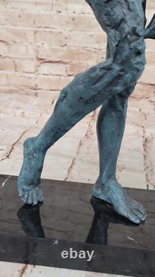 Bronze Femelle Forme Statue Abstrait Art Moderne By Dali Main Fabriqué Sculpture