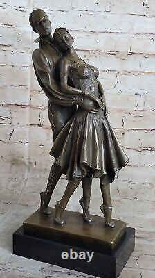 Bronze Marbre Statue Romance Lovers Ange Sculpture Art Designer Sculpture Large