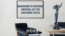 Bronze Nude Art Statue Abstract Female Sexy Girl Sculpture Home Hotel Decor Gift