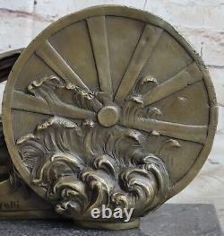 Bronze Sculpture Art Déco Nu Fille Par Gennarelli Bronze Fonte Affaire