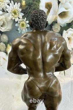Bronze Sculpture Deal Abstrait Musculaire Art Moderne Nu Homme Statue Solde