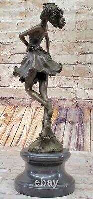 Bronze Sculpture Figurine Femme Buste Patine Art Nouveau Victorien Statue Ouvre