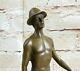 Bronze Sculpture Gay Art Chair Mâle Statue Signée Figurine Cowboy Modèle Nr