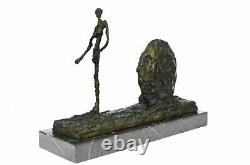 Bronze Sculpture Main Fabriqué Statue Abstrait GIA Chiparus Solide Art Déco