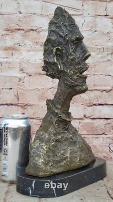 Bronze Sculpture Main Fabriqué Statue Abstrait GIA Chiparus Solide Art Solde