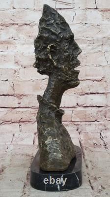 Bronze Sculpture Main Fabriqué Statue Abstrait GIA Chiparus Solide Art Solde