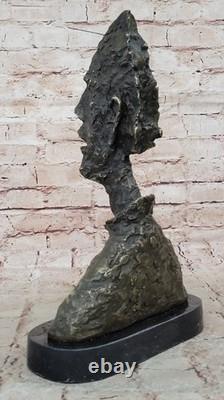 Bronze Sculpture Main Fabriqué Statue Abstrait GIA Chiparus Solide Art Solde